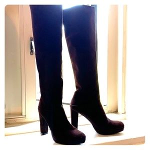 Stuart Weitzman Brown Suede Boots